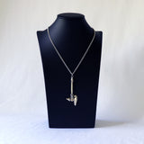 Gothic Warrior Battle Axe Medieval Renaissance Silver Finish Pendant Necklace NK-342