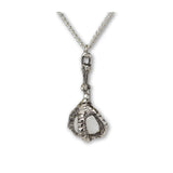 Gothic Dragon Claw Holding Crystal Ball Pendant Necklace NK-552