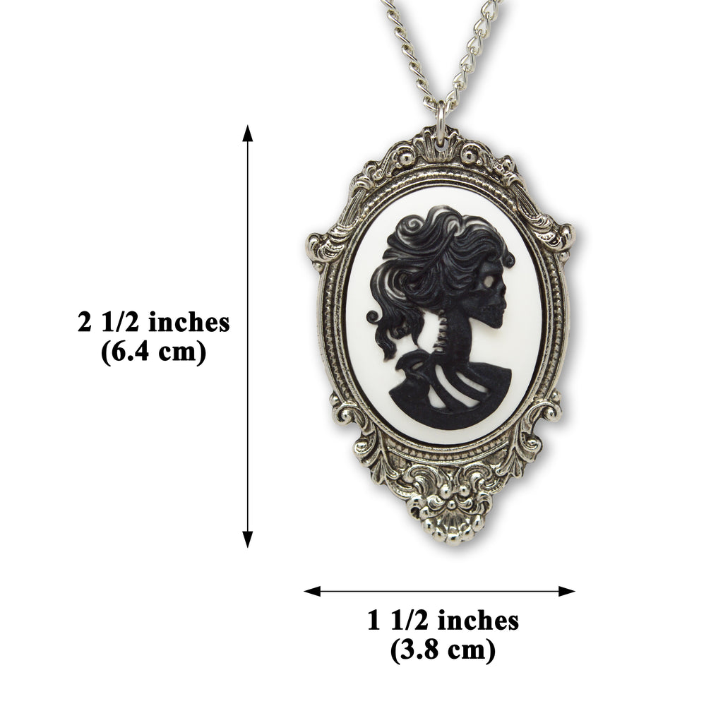 Skull Petite Goth Necklace - Vee's Gothic & Mystic Jewelry