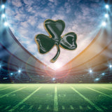 Irish Shamrock 24K Gold Filled Pin - Two Pack - Green Enamel Three Leaf Clover St Patricks Day Sports Memorabilia P-74Gx2