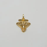 Quimbaya Flyer Pin 24K GP Golden Jet Alien Artifact Hat, Lapel, Backpack or Jacket P-75