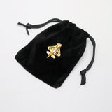 Quimbaya Flyer Pin 24K GP Golden Jet Alien Artifact Hat, Lapel, Backpack or Jacket P-75
