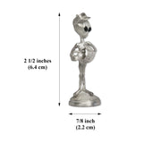 Baseball Alien at the Pitcher's Mound Pewter Statue S-005