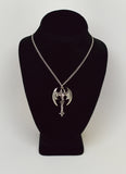 Gothic Dragon Head with Wings Medieval Renaissance Pendant Necklace NK-127