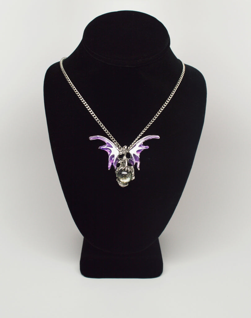 Dragon Iridescent Scale Point Necklace