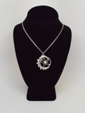 Mystical Dragon Encircling Pentacle Medieval Renaissance Pendant Necklace NK-403