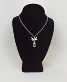 Pixie with Crystal and Sparkling Wings Pendant Necklace NK-471