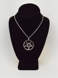 Gothic Inverted Pentacle Medieval Renaissance Pendant Necklace NK-538-I