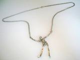 Gothic Skeleton with Moving Arms and Legs Silver Pewter Pendant Necklace NK-630
