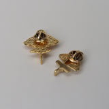 Quimbaya Flyer Pins - Set of Two - 24K GP Golden Jet Alien Artifact - Flyer Pins