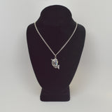 Mystical Dolphin with Crystal Pendant Necklace NK-415