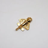 Quimbaya Flyer Pin 24K GP Golden Jet Alien Artifact Hat, Lapel, Backpack or Jacket P-75