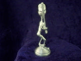 Baseball UFO Alien At The Bat Pewter Statue S-003