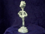 Baseball Alien at the Pitcher's Mound Pewter Statue S-005