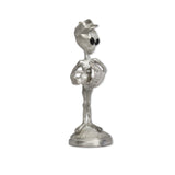 Baseball Alien at the Pitcher's Mound Pewter Statue S-005