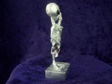 Rock and Roll Alien Playing Guitar Pewter Statue S-007