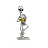 Real Metal Party Time UFO Alien with Mug of Beer Pewter Statue S-009