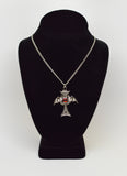Gothic Winged Cross Medieval Renaissance Pewter Pendant Necklace NK-585