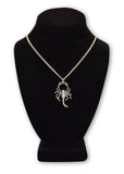Scorpion Silver Pewter Pendant Necklace NK-655