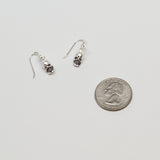 Gothic Skulls Sterling Silver 925 Dangle Earrings SS016