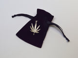 Sterling Silver Marijuana Pot Leaf Weed Pendant SSNK-48